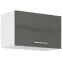 Konyhaszekrény Lara 60gu-36 1f Mdf szürke fényes
