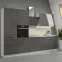 Konyhaszekrény Lara 60gu-36 1f Mdf szürke fényes,8