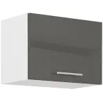 Konyhaszekrény Lara 50gu-36 1f Mdf szürke fényes