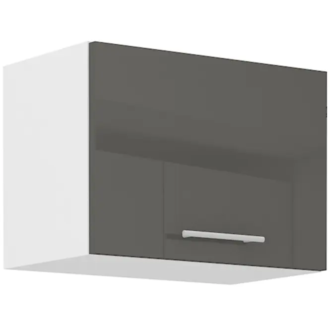 Konyhaszekrény Lara 50gu-36 1f Mdf szürke fényes