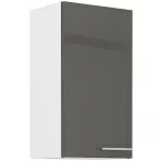 Konyhaszekrény Lara 40g-72 1f Mdf szürke fényes