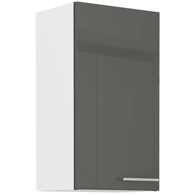 Konyhaszekrény Lara 40g-72 1f Mdf szürke fényes