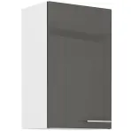 Konyhaszekrény Lara 45g-72 1f Mdf szürke fényes