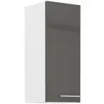 Konyhaszekrény Lara 30g-72 1f Mdf szürke fényes