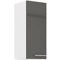 Konyhaszekrény Lara 30g-72 1f Mdf szürke fényes