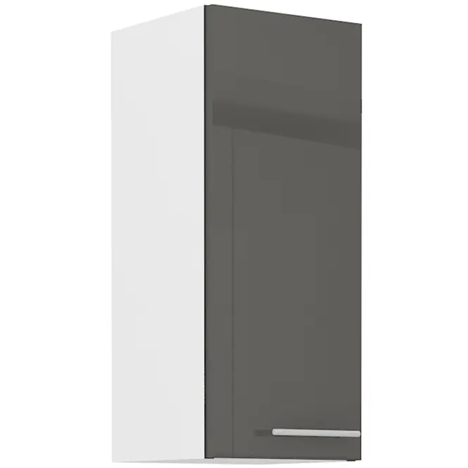 Konyhaszekrény Lara 30g-72 1f Mdf szürke fényes
