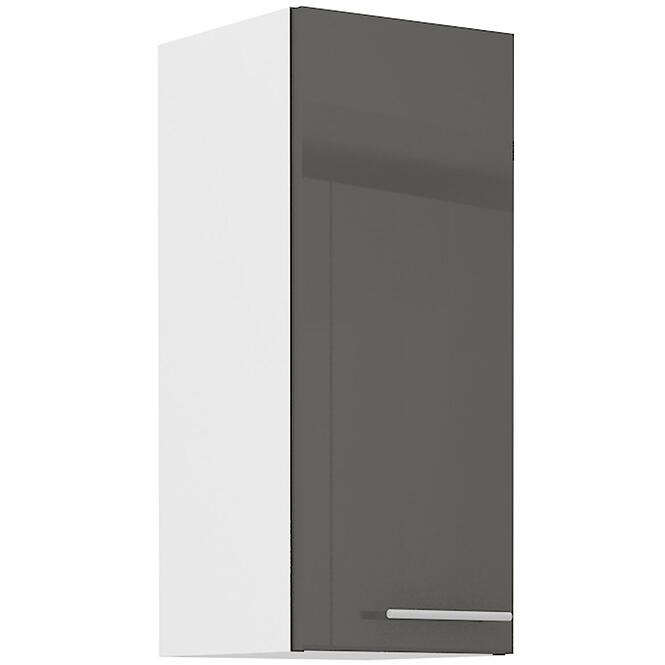 Konyhaszekrény Lara 30g-72 1f Mdf szürke fényes