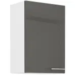 Konyhaszekrény Lara 50g-72 1f Mdf szürke fényes