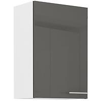 Konyhaszekrény Lara 50g-72 1f Mdf szürke fényes