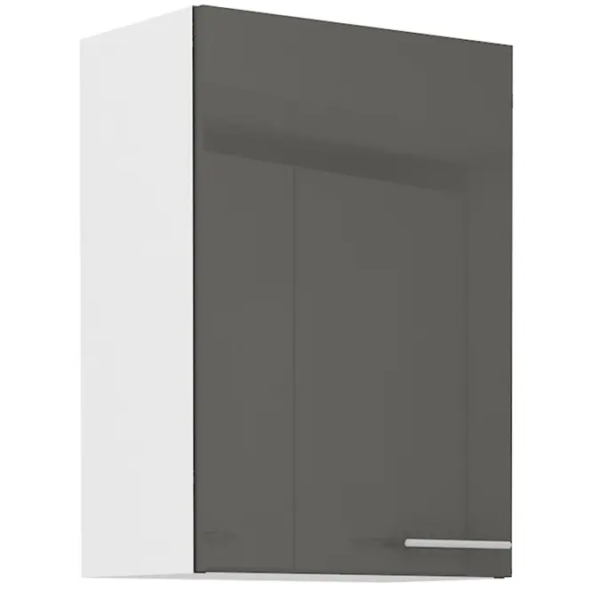 Konyhaszekrény Lara 50g-72 1f Mdf szürke fényes