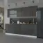 Konyhaszekrény Lara 50g-72 1f Mdf szürke fényes,6