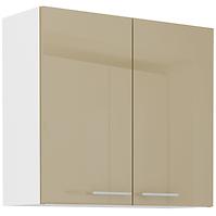 Konyhaszekrény Lara 80g-72 2f Mdf Cappucino fényes