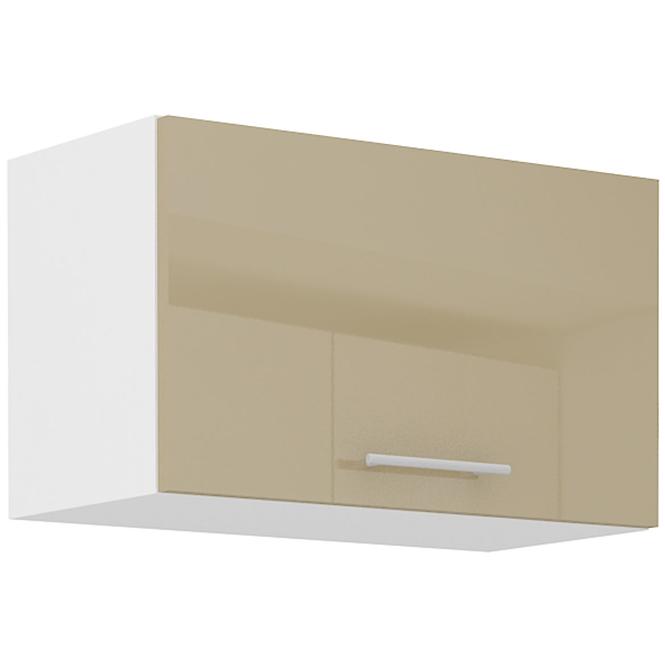 Konyhaszekrény Lara 60gu-36 1f Mdf Cappucino fényes