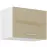Konyhaszekrény Lara 50gu-36 1f Mdf Cappucino fényes