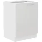 Konyhaszekrény Lara 60d 1f Bb Mdf Fehér fényes