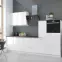 Konyhaszekrény Lara 40d 3s Bb Mdf Fehér fényes,5