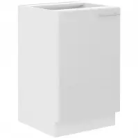 Konyhaszekrény Lara 50zl 1f Bb Mdf Fehér fényes