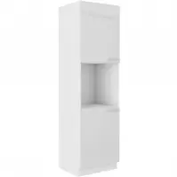 Konyhaszekrény Lara 60dp-210 2f Bb Mdf Fehér fényes