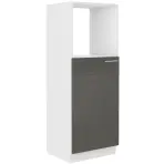 Konyhaszekrény Lara 60dkpl-162 1f Bb Mdf szürke fényes