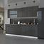 Konyhaszekrény Lara 60dk-210 2f Bb Mdf szürke fényes,6
