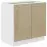 Konyhaszekrény Lara 80zl 2f Bb Mdf Cappucino fényes