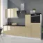 Konyhaszekrény Lara 80zl 2f Bb Mdf Cappucino fényes,8