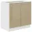 Konyhaszekrény Lara 80d 2f Bb Mdf Cappucino fényes
