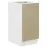 Konyhaszekrény Lara 40d 1f Bb Mdf Cappucino fényes
