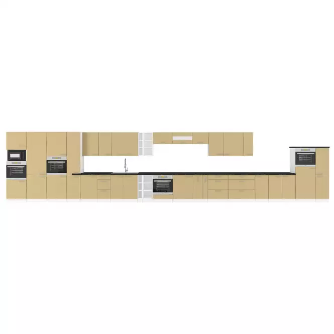 Konyhaszekrény Lara 40d 1f Bb Mdf Cappucino fényes