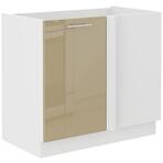 Konyhaszekrény Lara105 Nd 1f Bb Mdf Cappucino fényes