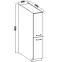 Konyhaszekrény Lara 30dk-162 Cargo 1f Bb Mdf Cappucino,2