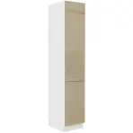 Konyhaszekrény Lara 40dk-210 2f Bb Mdf Cappucino fényes
