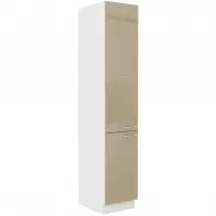 Konyhaszekrény Lara 40dk-210 2f Bb Mdf Cappucino fényes