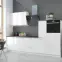 Konyhaszekrény Lara  Zm.713x596 Mdf Fehér fényes,5