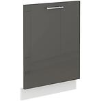 Konyhaszekrény Lara  Zm.713x596 Mdf szürke fényes
