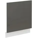 Konyhaszekrény Lara  Zm.570x596 Mdf szürke fényes