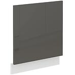 Konyhaszekrény Lara  Zm.570x596 Mdf szürke fényes