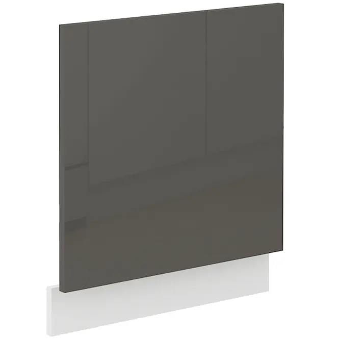 Konyhaszekrény Lara  Zm.570x596 Mdf szürke fényes