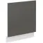 Konyhaszekrény Lara  Zm.570x596 Mdf szürke fényes