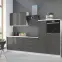 Konyhaszekrény Lara  Zm.713x446 Mdf szürke fényes,7