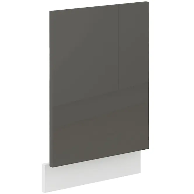 Konyhaszekrény Lara  Zm.570x446 Mdf szürke fényes