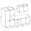 Konyhabútor Lara 310 Mdf  fehér fényes,2