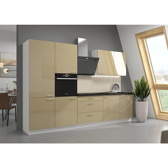 Konyhabútor Lara 310 Mdf Cappucino fényes