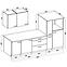 Konyhabútor Lara 280 Mdf szürke fényes,2