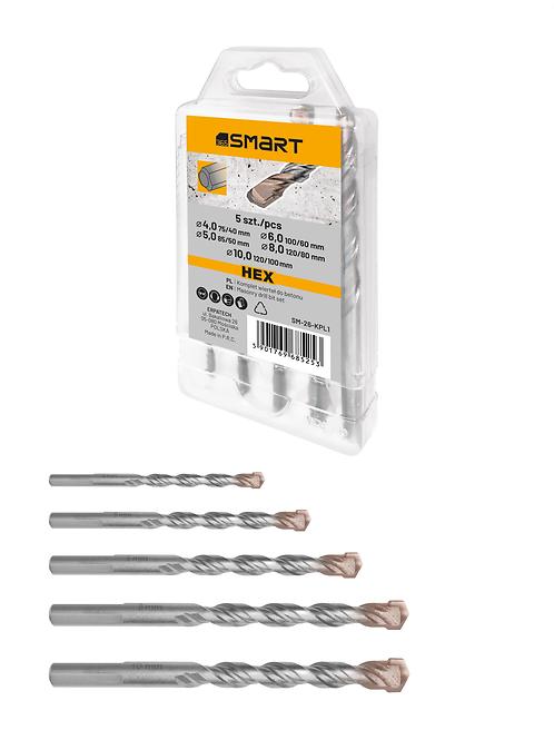 Smart hengeres fúrófejek 4-10 mm 5 db SM-26-KPL1