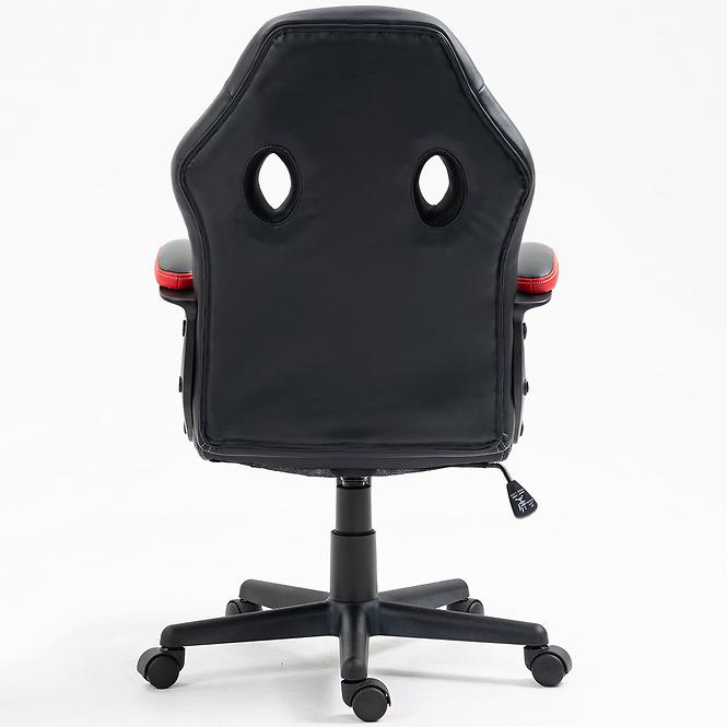 Gaming szék Toledo fekete/piros
