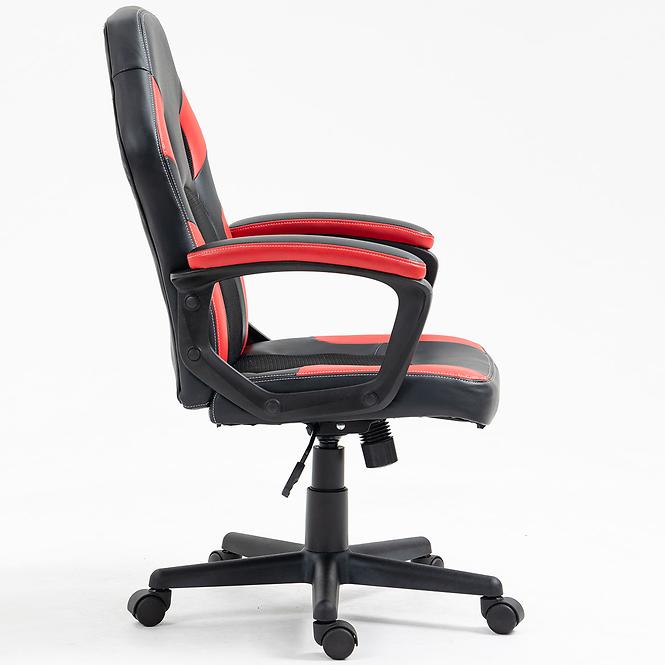 Gaming szék Toledo fekete/piros