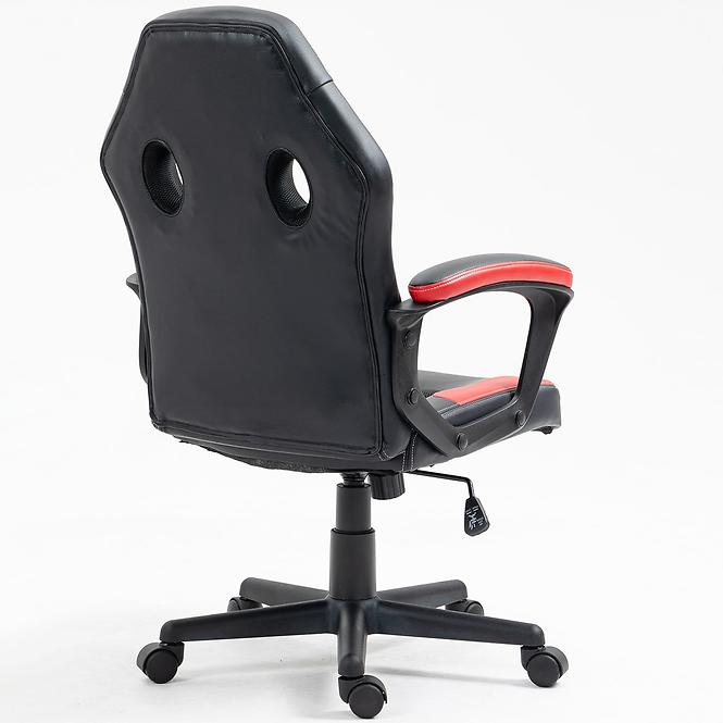 Gaming szék Toledo fekete/piros