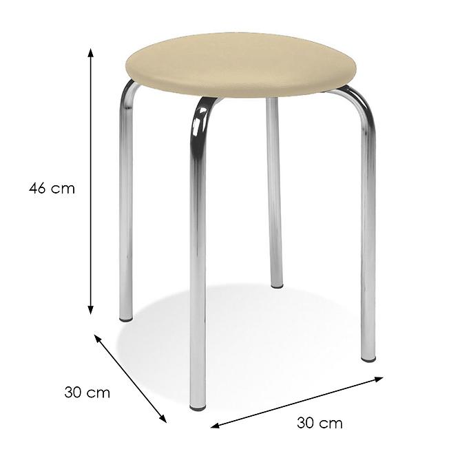 Taburett Pino Chrome bézs