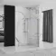 Zuhanyfal Walk-in Aero ˝N˝ Rea K7553 90x195 króm,3